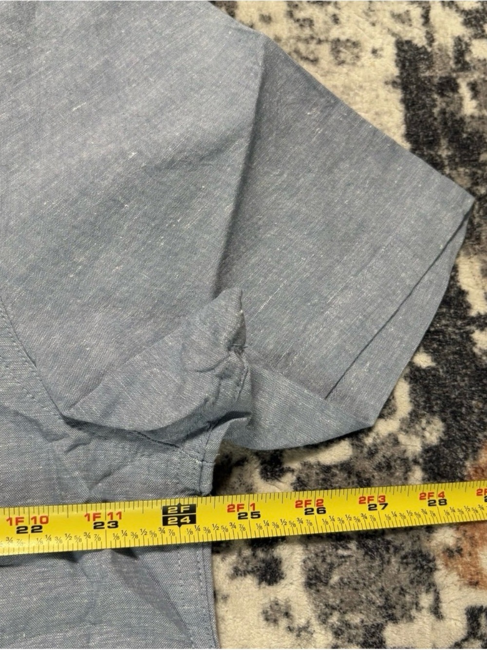 NWT Marine Layer Better Than Linen Short Sleeve Shirt Size Larger - Picture 6 of 6